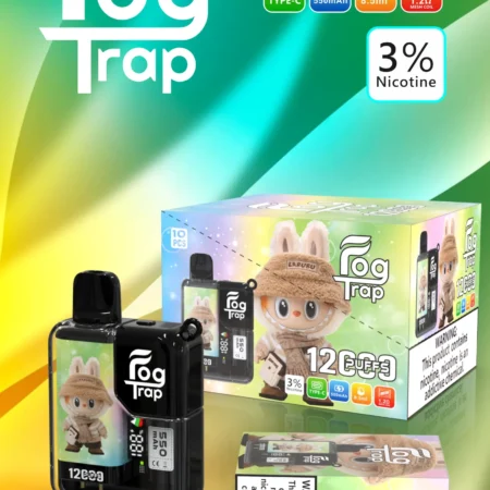 Fog Trap拉布布×蠟筆小新聯名款12000口拋棄式小煙|卡通造型吸睛×耐抽好入口 Fog-trap