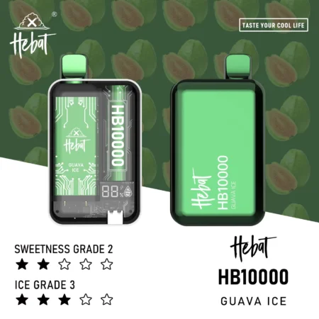 HEBAT喜貝大容量電子煙10000口｜一次性設計｜濃郁順滑煙霧