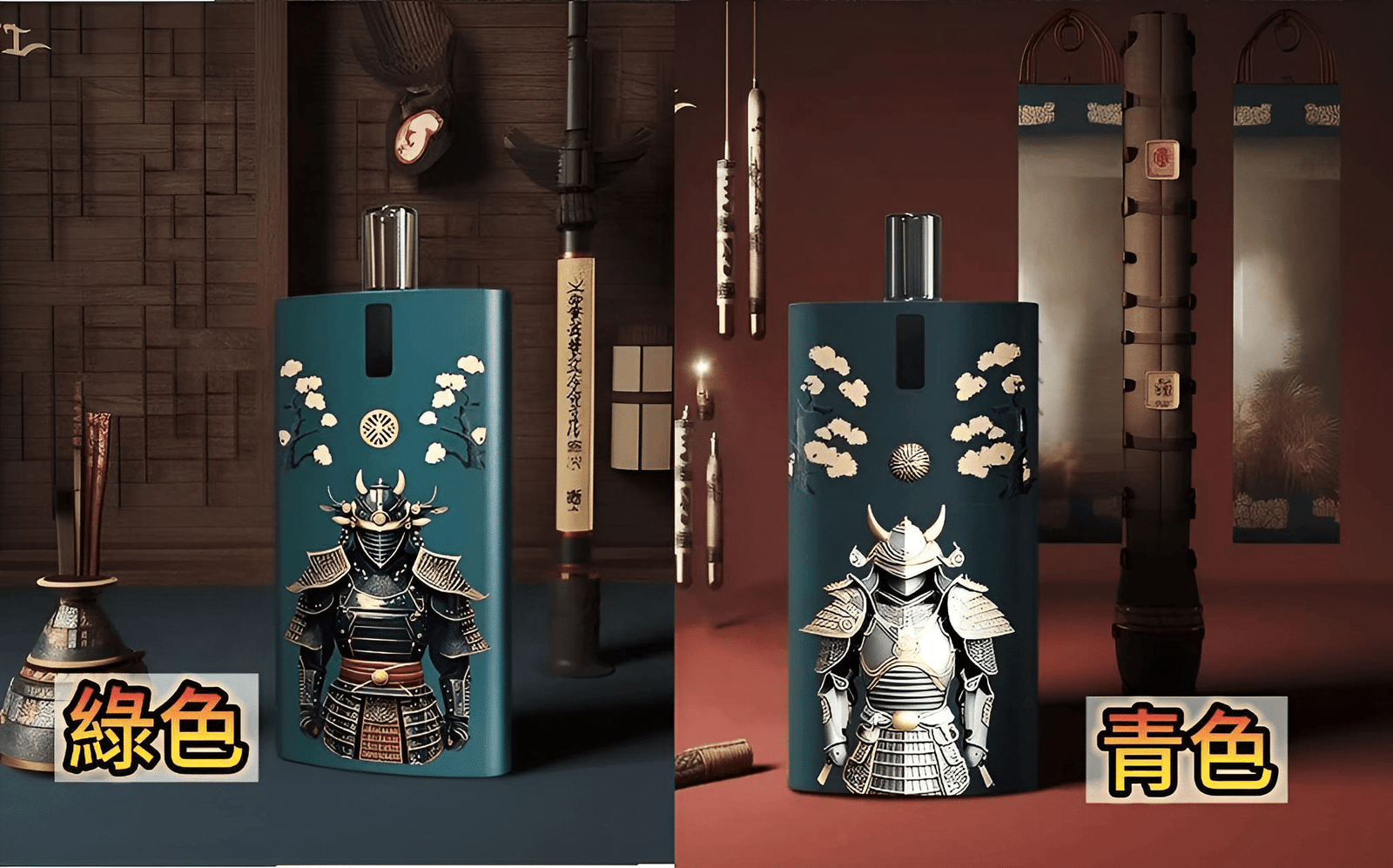 SAMURAI 將軍主機鎧甲套裝|注油主機組合 1.2Ω/0.8Ω 空倉|711貨到付款 SAMURAI 將軍主機鎧甲套裝