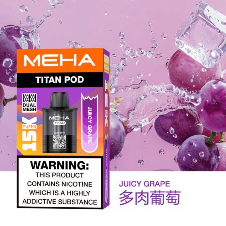 MEHA 魅嗨 TITAN 泰坦|15000口超長續航|15ml 大容量 × 雙霧化芯|買三送主機 MEHA 魅嗨 TITAN 泰坦|15000口超長續航|15ml 大容量 × 雙霧化芯|買三送主機